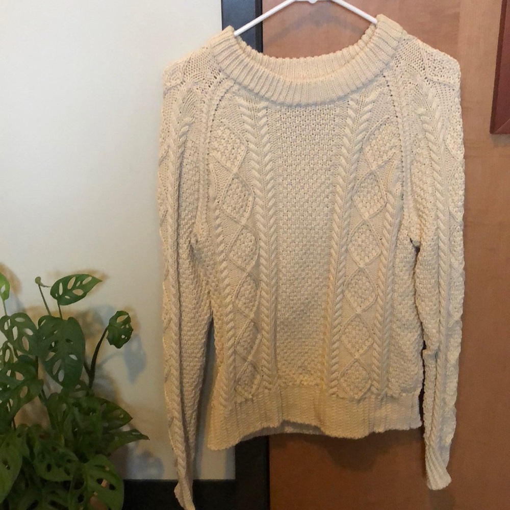 LL Bean Signature Cotton Fisherman Sweater